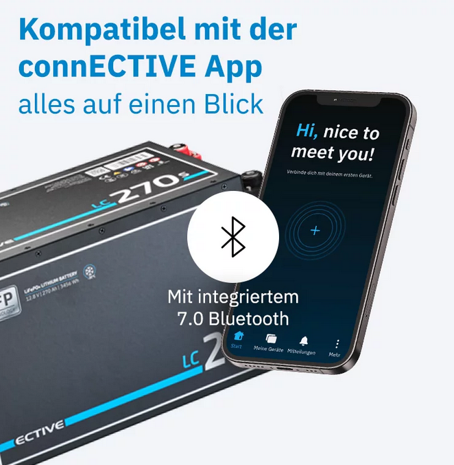 Ective Batterie LC 270 LT  LFP LiFePO4 12.8V 270Ah