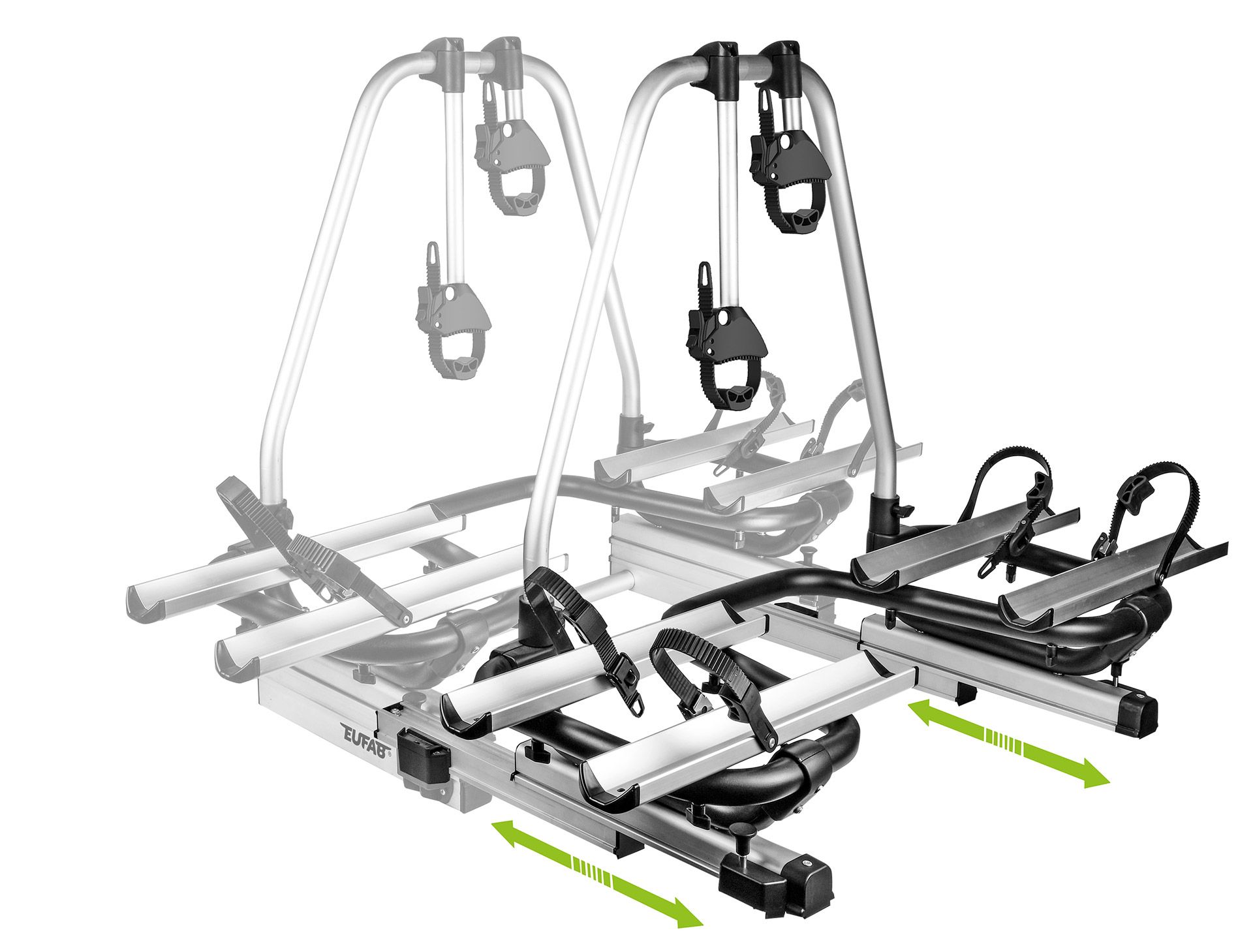 EUFAB Fahrradträger / Deichselträger BS260 Silber