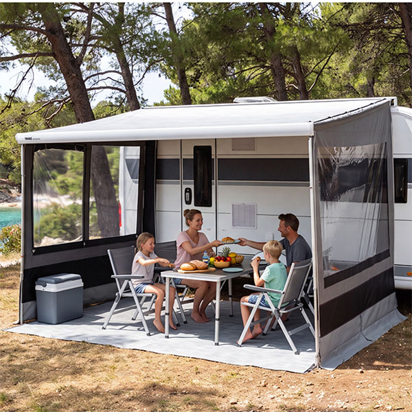 Dorema Contour Wohnwagen Seitenwand mit Fenster